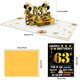 thumbnail image 3 of Tarjeta de cumpleaños Joycard 63rd para mujeres y hombres con diseño desplegable en 3D, 3 of 7