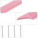 thumbnail image 2 of 2 Pcs Stainless Steel Tail Comb Hair Brush Set Hair Teasing Comb Rat Tooth Comb Detangle Hair Comb Outfit Sets Haircutting Comb Picking Comb Barber Hair Combs Steel Needle Pink Wig, 2 of 5