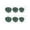 green, variant on 6 Pcs Silicone Earbuds Tips for Oneplus Buds Pro 2 Eartips Accessories，Earphone Kits Cover，Replacement Ear Cup Sleeve S/M/L In Ear Eargels