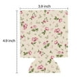 thumbnail image 3 of Beer Can Sleeve 2 PCS Summer Cans Cooler Sleeve Pink Flower Beer Cooler Sleeve for Kitchen Christmas Halloween (3.9In X4.9 In), 3 of 3