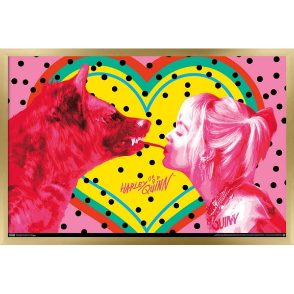 DC Comics Movie - Birds of Prey - Best Friend Wall Poster, 14.725" x 22.375", Framed