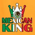 thumbnail image 5 of Wild Bobby Mexican King Latin Pride Men Graphic Tee, Gold, 3X-Large, 5 of 5