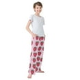thumbnail image 3 of FORMRS Boys Pajama Pants with Pockets Size 13-14Y Kids Lounge Sleep Bottoms, Cartoon Strawberry, 3 of 8