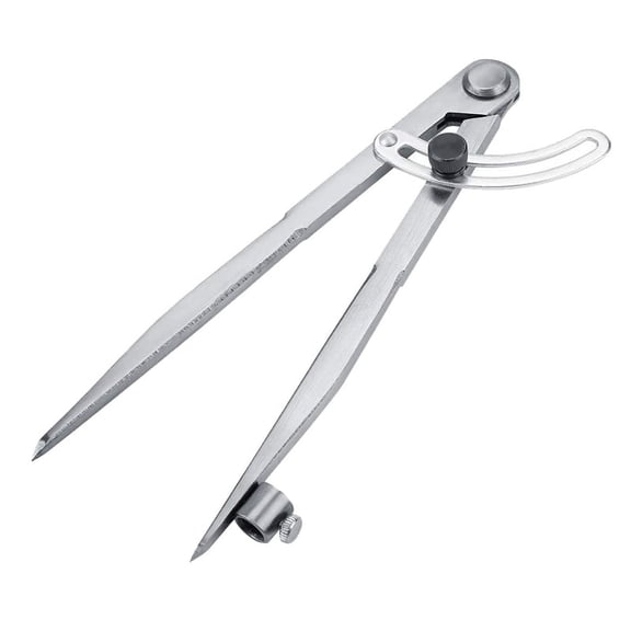 200mm Drawing Wing Leather DIY Adjustable Creaser Wing Divider,Rotating Craft Tool Leathercraft Compasse