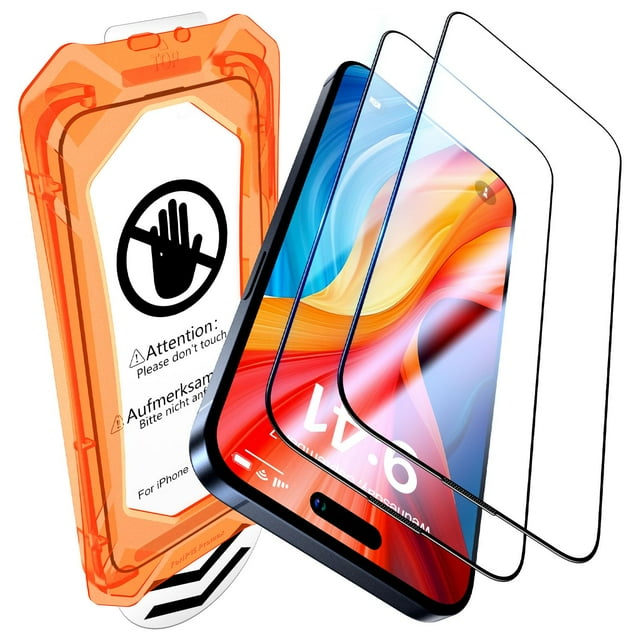 Protector de pantalla UniqueMe para iPhone 14 Plus/13 Pro Max