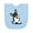 AE-Light Blue, variant on Inktastic Tri Color Corgi Newborn Bib