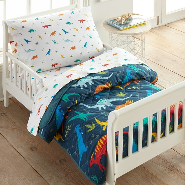 Jurassic Dinosaurs 4 pc Cotton Bed in a Bag - Toddler ...