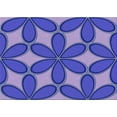 thumbnail image 1 of Ahgly Company Indoor Rectangle Patterned Crocus Purple Area Rugs, 4' x 6', 1 of 6