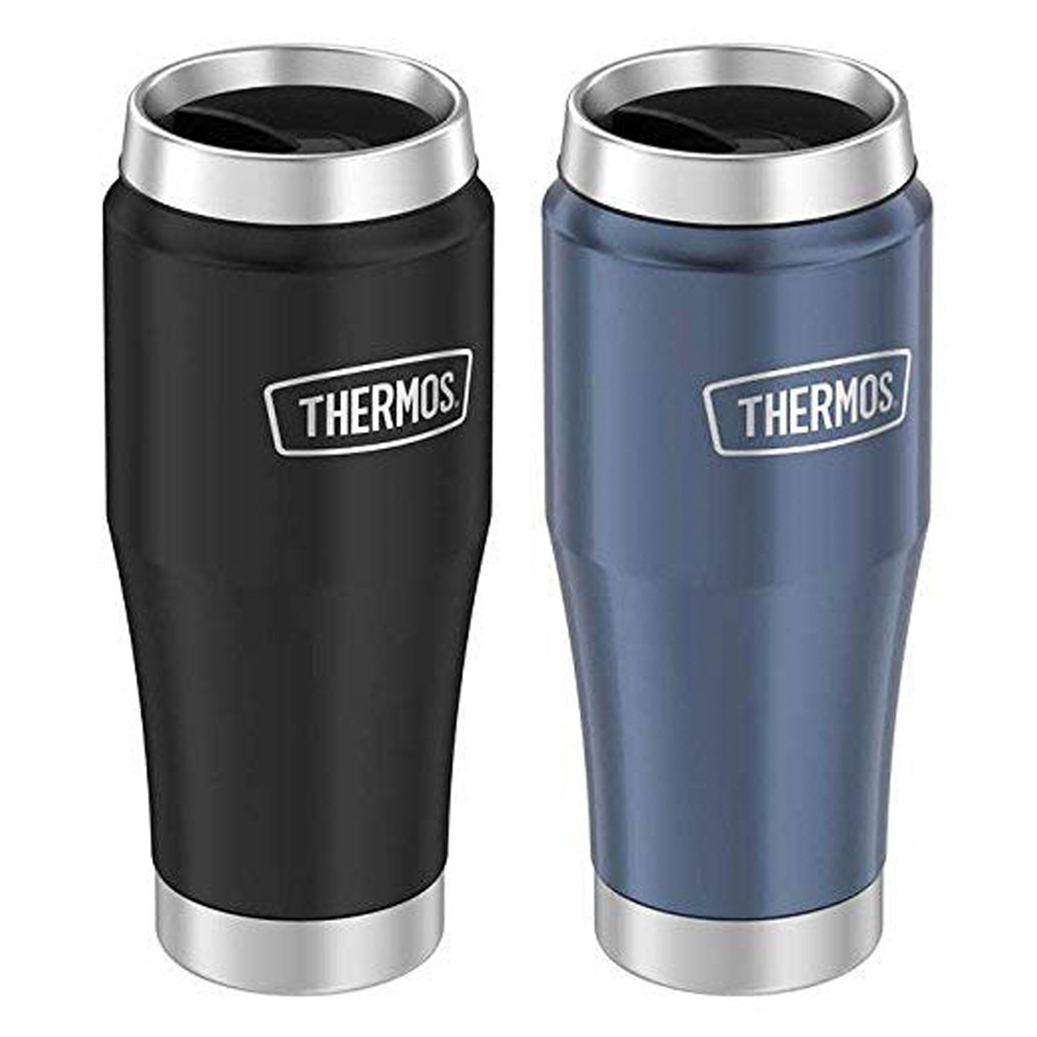 16oz Vacuum insulated & Double Wall Jaws Neon Jaws THERMOS STAINLESS KING Stainless Steel Travel Tumbler