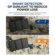 30W Solar Charger with Kickstand, BigBlue SolarPowa 30 ETFE Solar Panel Charger with DC, PD 20W USB-C and USB-A, IP65 Waterproof, Compatible with iPhone, Samsung, iPad, Small Power Station