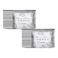 thumbnail image 1 of 20 Pcs Aluminum Foil Freezer Bags, Reusable Food Storage And Preservation Slider Bags, Stand Up Foil Sealable Bags With Label And Zip Lock For Vegetable Fruit Meat,L, 1 of 6