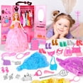 thumbnail image 4 of Set de armario para muñecas Cuanaan Girl con ropa y acceso., 4 of 7