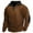 Brown, variant on Mens Sweatshirts Fall Tops Fashion Relaxed Comfortable Solid Color Long Sleeve Mens Work Clothing,Black,L
