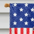 thumbnail image 3 of Carolines Treasures BB3041CHF Patriotic USA Staffordshire Bull Terrier Blue Flag Canvas House Size, 3 of 4