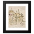 thumbnail image 2 of Ivan Ivanec 12x14 Black Modern Framed Museum Art Print Titled - Archcathedral Council of St. Jura in Lviv (1930-1940), 2 of 5