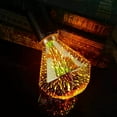 thumbnail image 3 of Firework Light Bulbs  Infinity 3D Light Fireworks Effect ST19 LED Light Bulb  E27 Star Firework Edison lamp Christmas Day Decoration bar Firework Bulb Party Home Christmas Party Holiday D, 3 of 7
