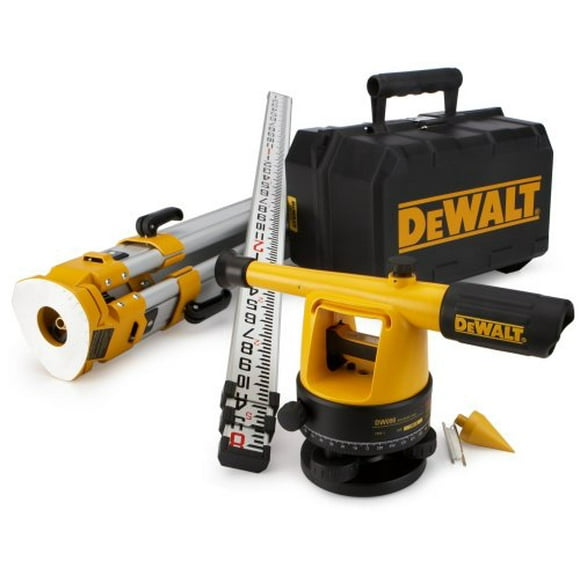 DEWALT DW090PK 20X Builder's Level Package with Tripod and Rod