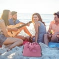 thumbnail image 6 of Beach Bags for Women, Extra Large Waterproof Sandproof Tote, Swim Pool Vacation Totes (Purple), 6 of 7