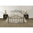 thumbnail image 3 of Hillsdale Furniture Harrison Textured Black Metal Scroll Queen Bed, 3 of 5