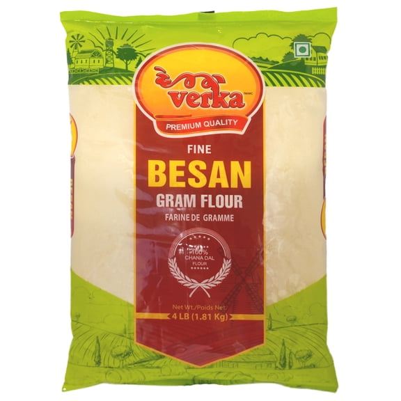 Verka Fine Besan (Gram Flour), 4lbs