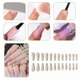 thumbnail image 2 of RAGUPEL 24Pcs Glue on Nails for Women,Golden Lines Coffin Nails Tips,Matte Surface Nail Press Ons,Fake Nails for Parties,Gatherings and Photo Shoots,Style2, 2 of 7