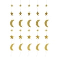 thumbnail image 2 of Ramadan Garland, Gold Color Exquisite Easy To Use 5Pcs Star Moon Garland  For Decoration, 2 of 8