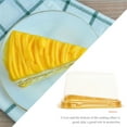 thumbnail image 4 of EeaseMX 100 cajas triangulares transparentes para mousse, para cupcakes individuales, 4 of 7