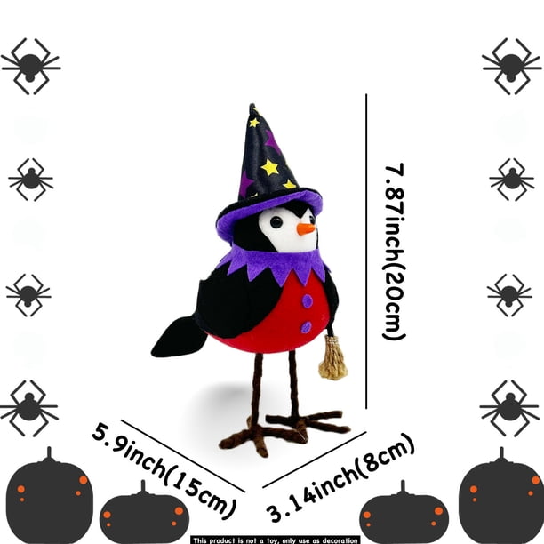 Decoraciones de la Ventana de Halloween Muñecas de Halloween, Aves de Halloween, Ventanas Decorativas, Accesorios, Decoraciones de Vacaciones Decoraciones de Halloween para el Hogar