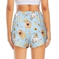 thumbnail image 2 of Lsque Cute Gnome Bee Collects Honey Printed Women's Running Shorts with Liner Pockets,Elastic Quick Dry Workout Athletic Gym Yoga Shorts,Womens High Waist Shorts-Small, 2 of 9