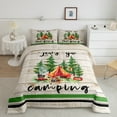 thumbnail image 2 of Erosebridal Happy Camping Bedding Sets Full with Comforter,Rustic Cabin Duvet Insert,Adventure Camper Comforter Sets Full Size,Lightweight Lodge Room Decor,Reversible,3-Piece, 2 of 8