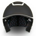 thumbnail image 3 of Champro Sports HX Legend Baseball Batting Helmet, Medium, Black, White Trim, 3 of 5