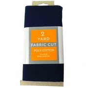 Fabric Cut Polycotton Navy 2 yards Sewing & Craft Fabric