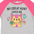 thumbnail image 4 of Inktastic My Great Aunt Loves Me with Cute Kitten and Flowers Boys or Girls Toddler T-Shirt, 4 of 5