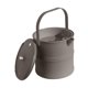 thumbnail image 5 of Cubo de basura para desechos de té, bote de basura para accesorios de mesa de ceremonia, grande, portátil con Gris, 5 of 9