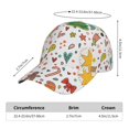 thumbnail image 5 of Goofa Winter Christmas And New Year Deer Printed Baseball Cap for Men and Women - Adjustable Unisex Hat for Sports and Casual Wear,Sun protection Casual Outdoor Everyday Fashion Cap, 5 of 9