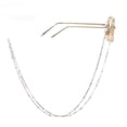 thumbnail image 3 of Women Eyeglasses Strap Literary Style Eyeglass Rose Gold Chain Hanging Neck Spectacles Chain Sunglasses Holder Strap Anti-skid Eyewear Retainer, 3 of 4