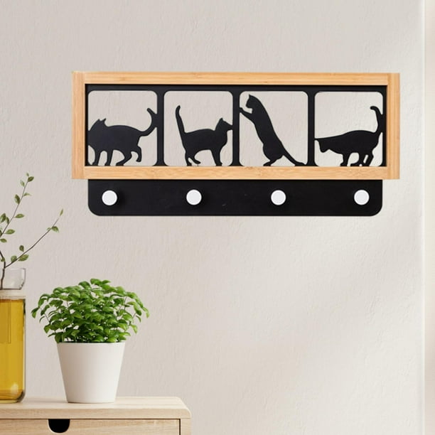 Gancho Perchero Perchero De Gatitos Porta Llaves De Gato