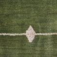 thumbnail image 3 of Rugsotic Carpets Handmade Rugs Hand Knotted Loom Rectangle 4'x6' Green Wool for Indoor Use, 3 of 10