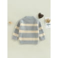thumbnail image 5 of GXFC Little Boy Fall Sweaters 1T 2T 3T 4T 5T 6T Kids Boy Long Sleeve Contrast Color Knit Pullovers Tops Casual Autumn Knitwear Clothes for Children Boy, 5 of 9