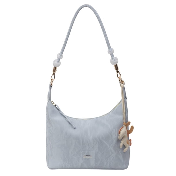 Bolso de nicho de lujo ligero de alta gama para mujer, nueva moda 2025, versión coreana, bolso cruzado de gran capacidad para uso diario, bolso de mano tipo dumplings debajo del brazo