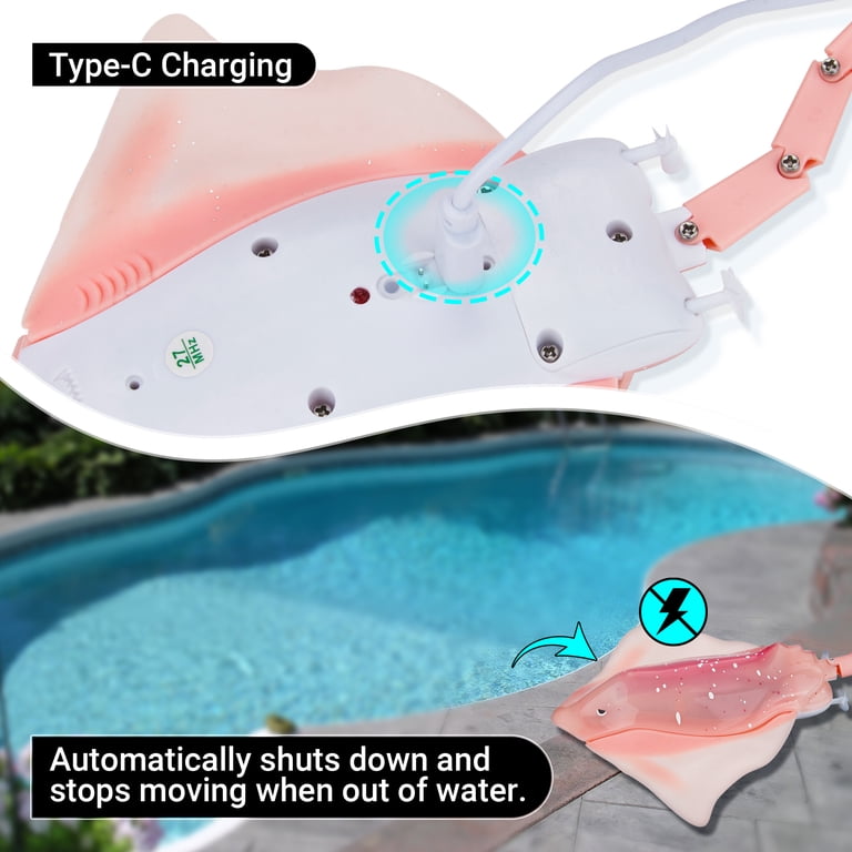 Contixo RC Stingray Toy, Waterproof Remote Control Fish, LED