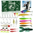thumbnail image 6 of 30Pc Fishing Tackle Advent Calendar Countdown For Men Teen Boys Daily Surprise Including Hooks Bobbers Lures And Tackle Box Water Resistant Gear For Freshwater Anglers Christmas, 6 of 8