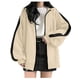 thumbnail image 1 of Mujeres Casual manga larga bolsillo suelto Navidad estampado cremallera medio y largo Tops sudaderas con capucha blusa de mujer Fridja bvmnju5758, 1 of 6