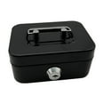 thumbnail image 4 of Estbridg Cash Box with Lock Treasure Chest Money Box Metal Small Modern Collection Holder Piggy Bank Lock Box with Key for Prizes Adults Green, 4 of 8