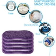 thumbnail image 4 of 10 Pack Kitchen Dish Sponges Scrubber Non-Scratch Multi-Purpose Dishcloths, Sponge Along with Heavy Duty Scouring Power - Effortless Cleaning of Dishes, Pots and Pans, 4 of 7