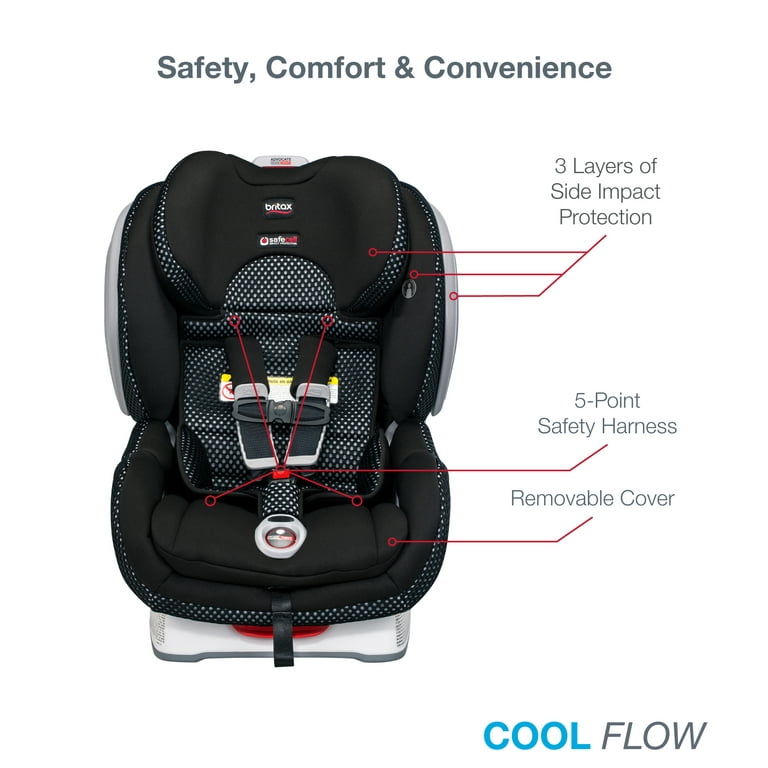 Britax Advocate ClickTight Harness Booster Car Seat Gray