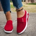thumbnail image 4 of Womens Summer Mules,Mules for Women 2026,Mules Clogs for Women Summer Air Cushion Platform Mesh Mules Sneaker Sandals for Female Lightweight Beach Shoes Outdoor Slippers Walking Shoes,Red,8, 4 of 5