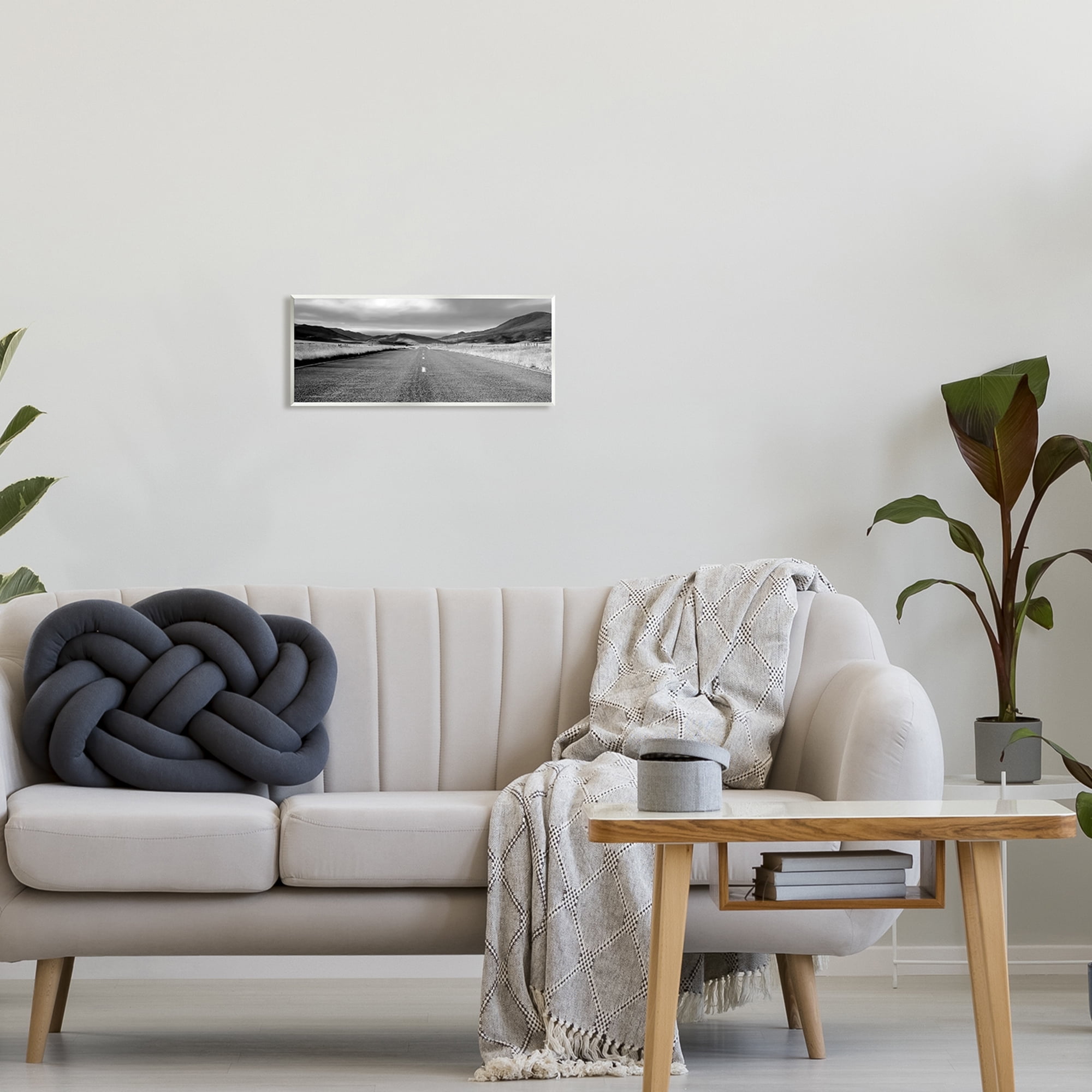 Stupell Industries Country Road Landscape Landscape Photography Unframed Art Print Wall Art, 17 x 7