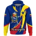 thumbnail image 2 of Nueva moda, sudaderas con capucha con cremallera y estampado de la bandera de Venezuela, ropa deportiva informal, suéteres holgados para gimnasio, sudadera nacional venezolana, 2 of 5