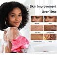 thumbnail image 3 of African Net Sponge Authentic - 1 Pieces Real African Exfoliating Loofah Sponge with Knots - African Net Wash Cloths for Body Scrubber Exfoliator - Back Scrub for Shower Bath Accessories(Pink), 3 of 8